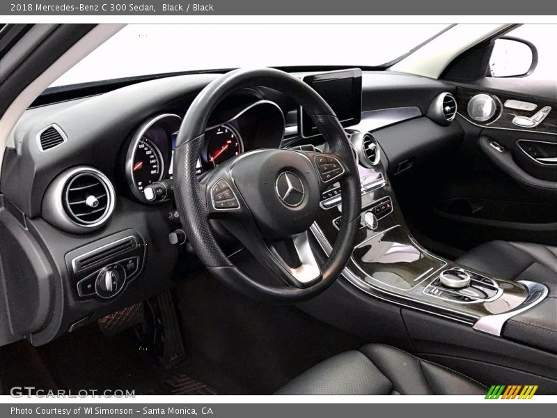 Black / Black 2018 Mercedes-Benz C 300 Sedan