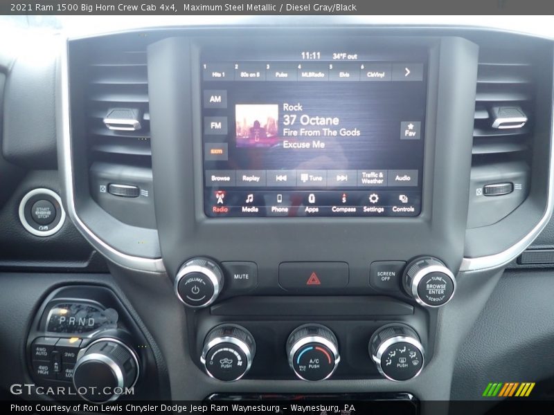 Maximum Steel Metallic / Diesel Gray/Black 2021 Ram 1500 Big Horn Crew Cab 4x4