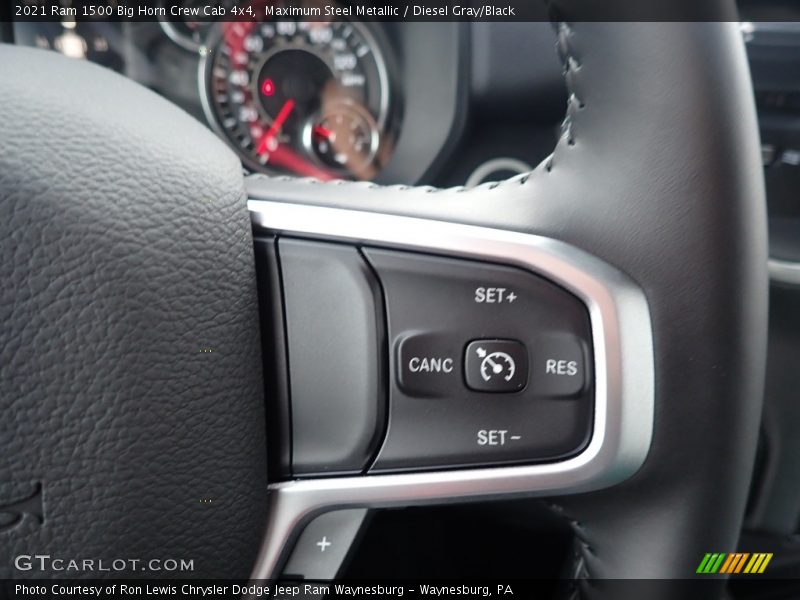 Maximum Steel Metallic / Diesel Gray/Black 2021 Ram 1500 Big Horn Crew Cab 4x4