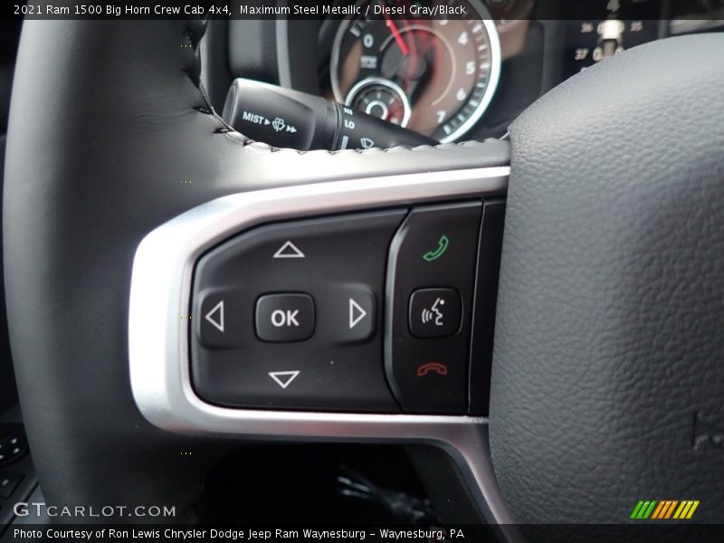 Maximum Steel Metallic / Diesel Gray/Black 2021 Ram 1500 Big Horn Crew Cab 4x4