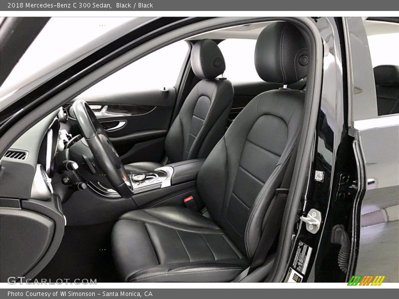 Black / Black 2018 Mercedes-Benz C 300 Sedan