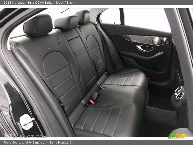 Black / Black 2018 Mercedes-Benz C 300 Sedan