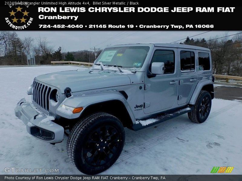 Billet Silver Metallic / Black 2021 Jeep Wrangler Unlimited High Altitude 4x4