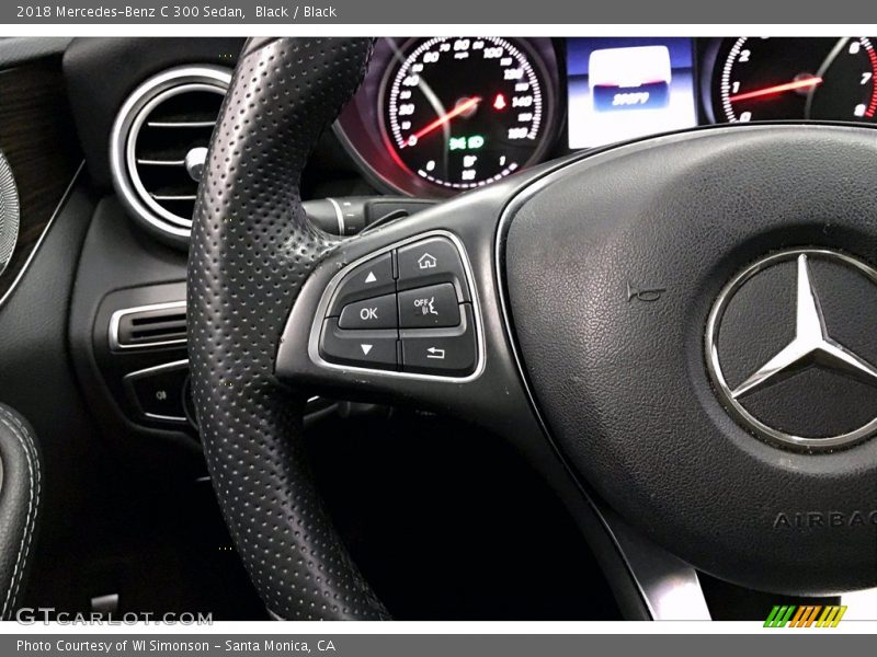 Black / Black 2018 Mercedes-Benz C 300 Sedan
