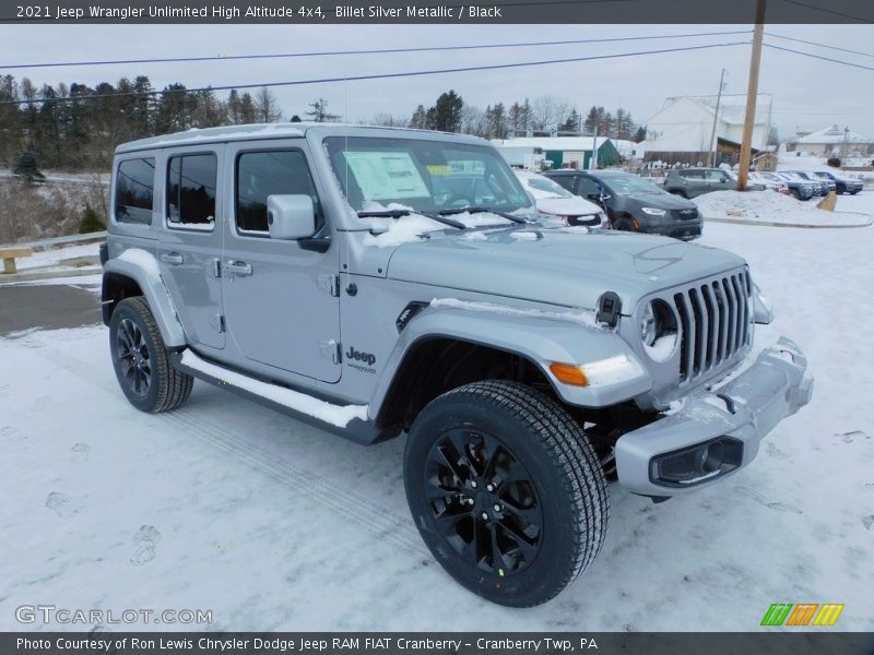 Billet Silver Metallic / Black 2021 Jeep Wrangler Unlimited High Altitude 4x4