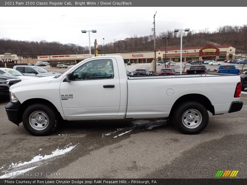 Bright White / Diesel Gray/Black 2021 Ram 1500 Classic Regular Cab