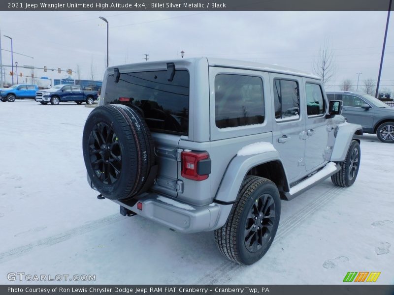 Billet Silver Metallic / Black 2021 Jeep Wrangler Unlimited High Altitude 4x4