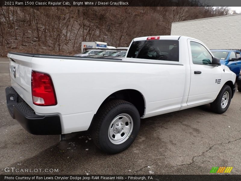 Bright White / Diesel Gray/Black 2021 Ram 1500 Classic Regular Cab