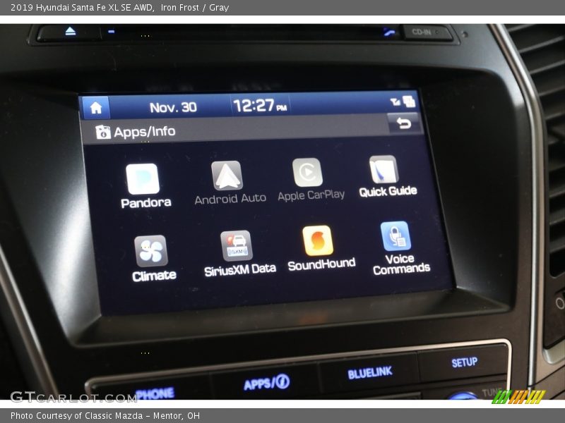 Iron Frost / Gray 2019 Hyundai Santa Fe XL SE AWD