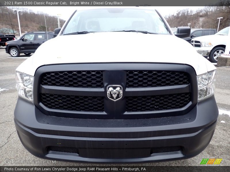 Bright White / Diesel Gray/Black 2021 Ram 1500 Classic Regular Cab