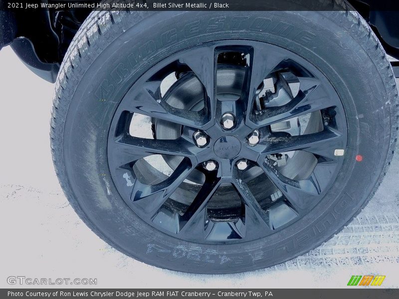 Billet Silver Metallic / Black 2021 Jeep Wrangler Unlimited High Altitude 4x4