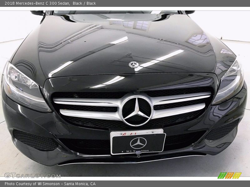 Black / Black 2018 Mercedes-Benz C 300 Sedan