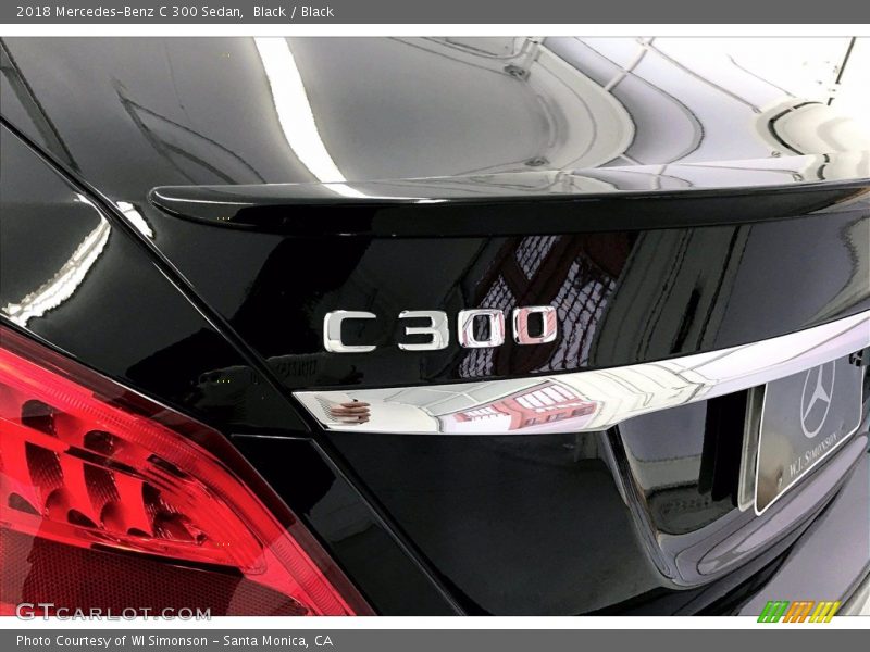 Black / Black 2018 Mercedes-Benz C 300 Sedan