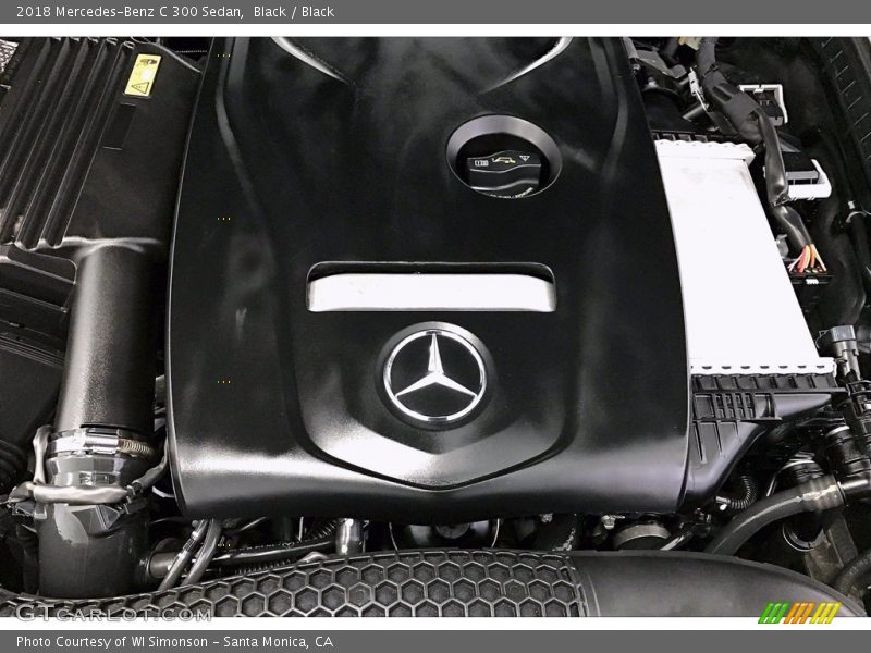 Black / Black 2018 Mercedes-Benz C 300 Sedan
