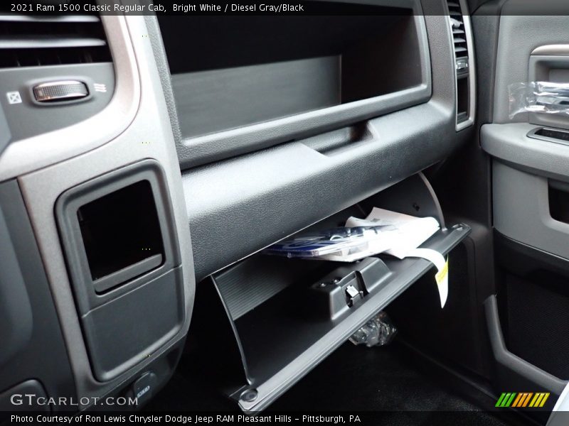 Bright White / Diesel Gray/Black 2021 Ram 1500 Classic Regular Cab