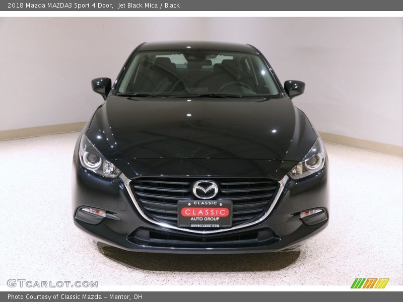 Jet Black Mica / Black 2018 Mazda MAZDA3 Sport 4 Door