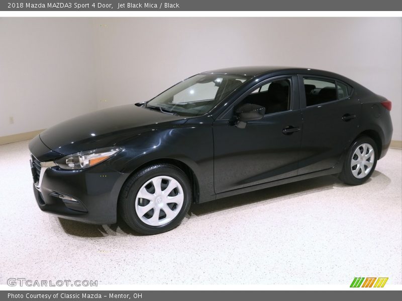 Jet Black Mica / Black 2018 Mazda MAZDA3 Sport 4 Door