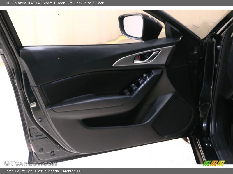 Jet Black Mica / Black 2018 Mazda MAZDA3 Sport 4 Door