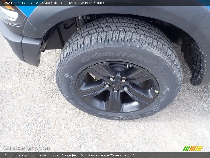 Hydro Blue Pearl / Black 2021 Ram 1500 Classic Quad Cab 4x4