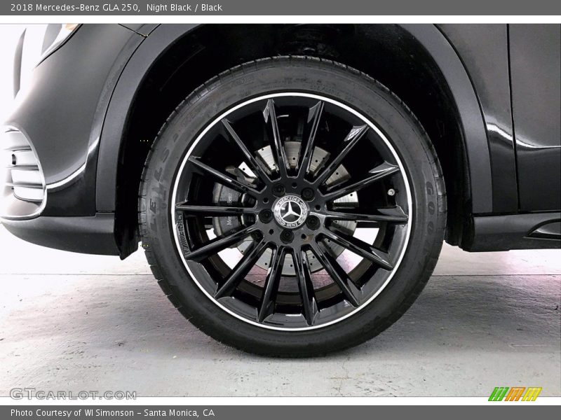 Night Black / Black 2018 Mercedes-Benz GLA 250