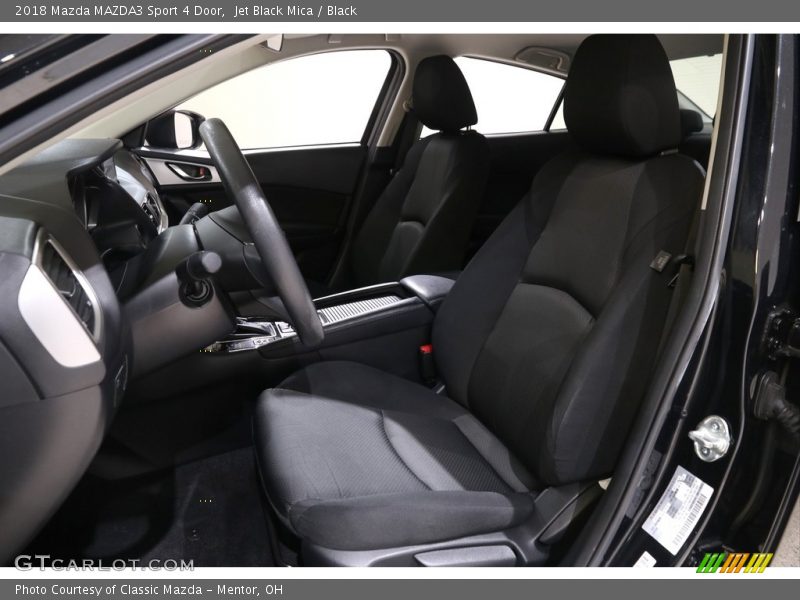 Jet Black Mica / Black 2018 Mazda MAZDA3 Sport 4 Door