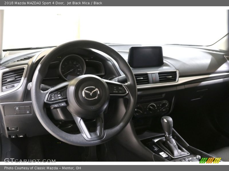 Jet Black Mica / Black 2018 Mazda MAZDA3 Sport 4 Door