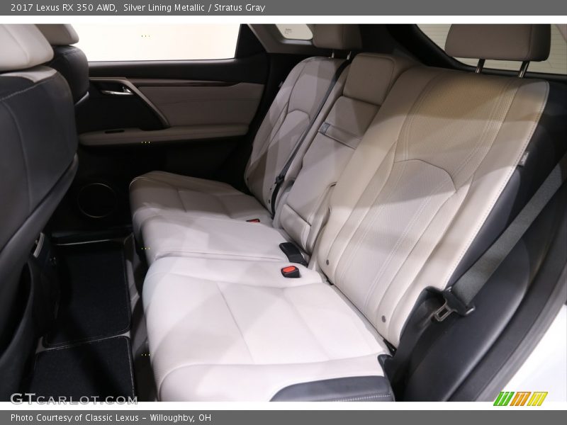 Silver Lining Metallic / Stratus Gray 2017 Lexus RX 350 AWD