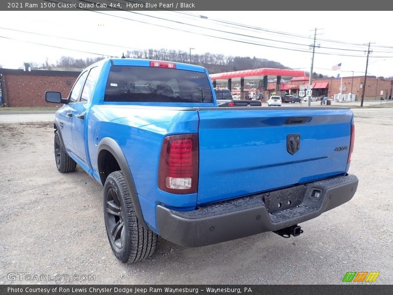 Hydro Blue Pearl / Black 2021 Ram 1500 Classic Quad Cab 4x4