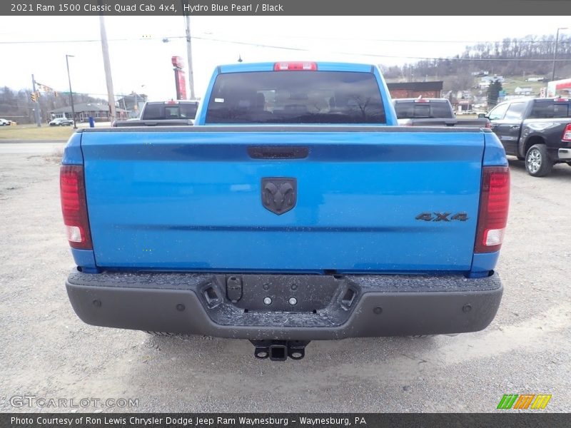 Hydro Blue Pearl / Black 2021 Ram 1500 Classic Quad Cab 4x4