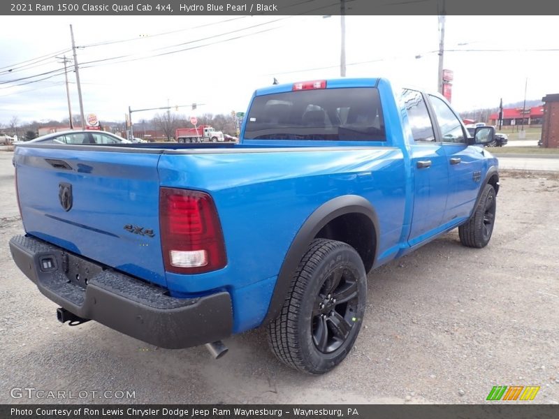 Hydro Blue Pearl / Black 2021 Ram 1500 Classic Quad Cab 4x4
