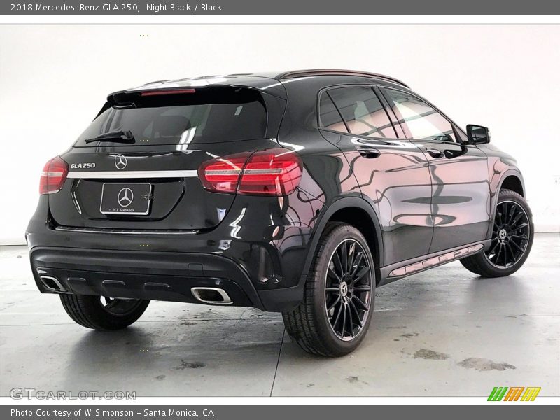 Night Black / Black 2018 Mercedes-Benz GLA 250