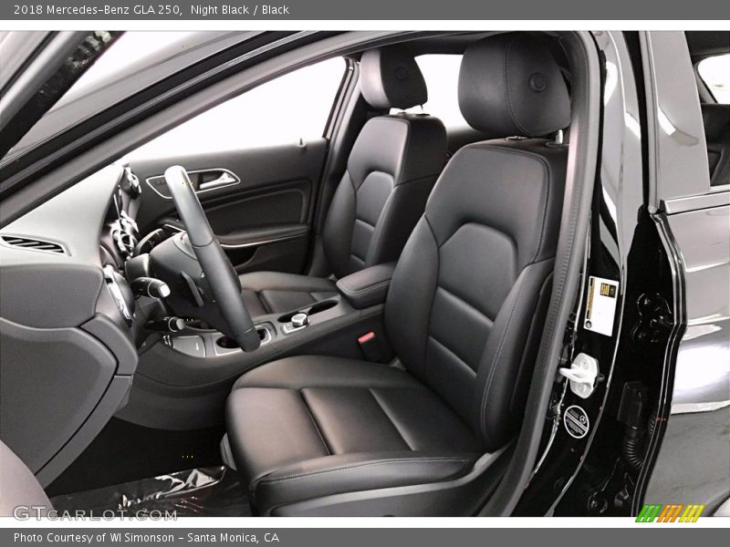 Night Black / Black 2018 Mercedes-Benz GLA 250