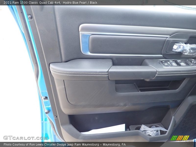 Hydro Blue Pearl / Black 2021 Ram 1500 Classic Quad Cab 4x4