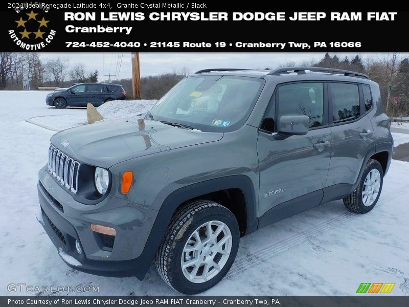 Granite Crystal Metallic / Black 2021 Jeep Renegade Latitude 4x4