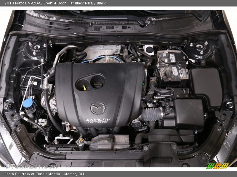 Jet Black Mica / Black 2018 Mazda MAZDA3 Sport 4 Door