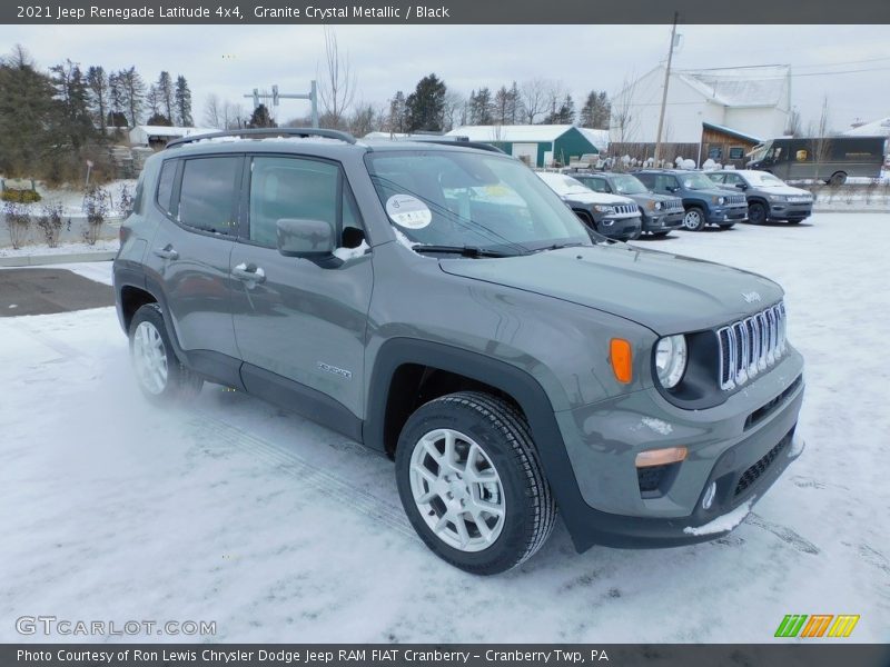 Granite Crystal Metallic / Black 2021 Jeep Renegade Latitude 4x4