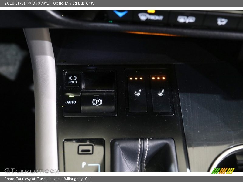 Obsidian / Stratus Gray 2018 Lexus RX 350 AWD
