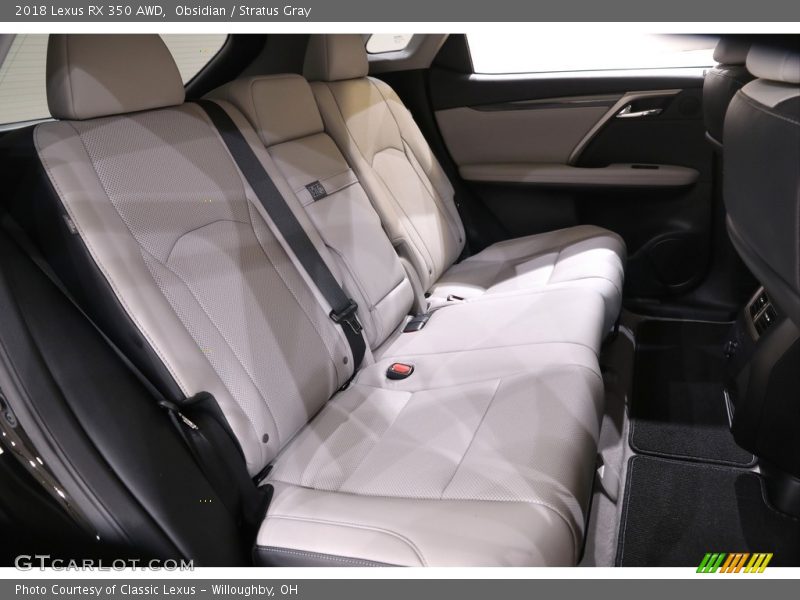 Obsidian / Stratus Gray 2018 Lexus RX 350 AWD
