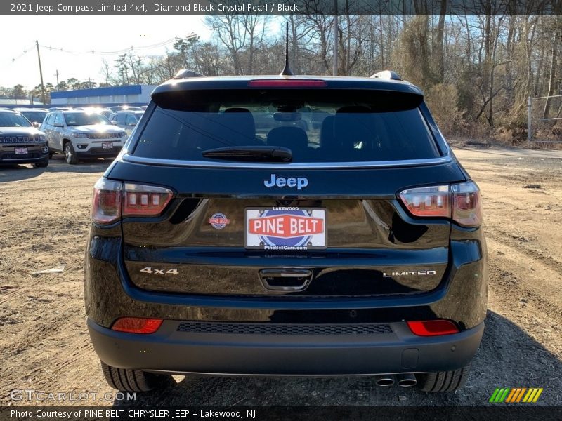 Diamond Black Crystal Pearl / Black 2021 Jeep Compass Limited 4x4