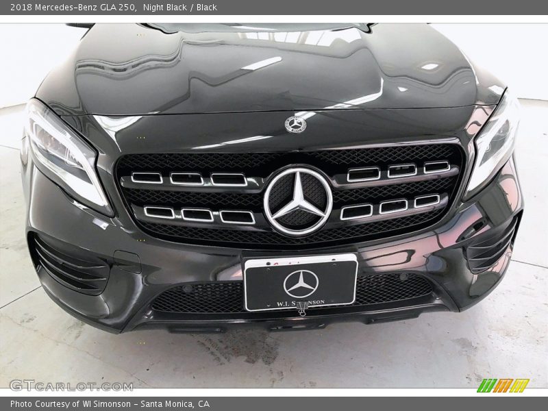 Night Black / Black 2018 Mercedes-Benz GLA 250