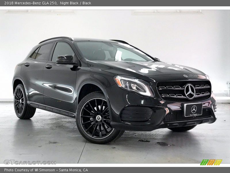 Night Black / Black 2018 Mercedes-Benz GLA 250