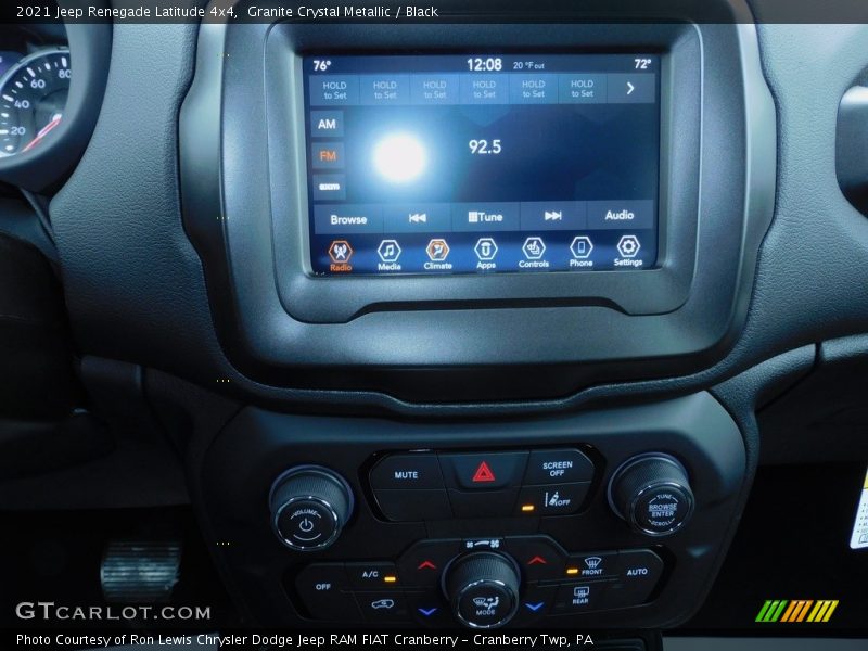 Granite Crystal Metallic / Black 2021 Jeep Renegade Latitude 4x4