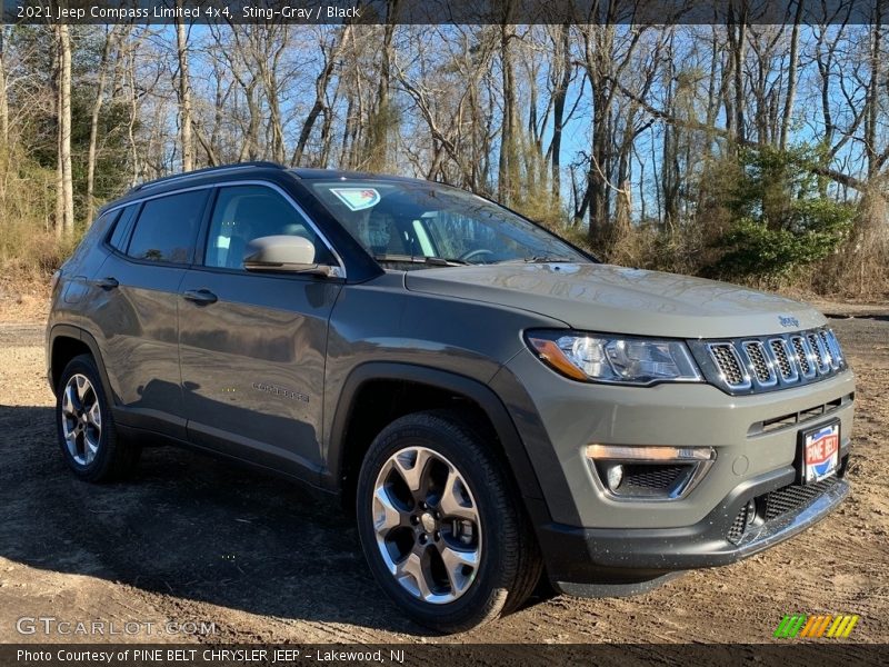 Sting-Gray / Black 2021 Jeep Compass Limited 4x4