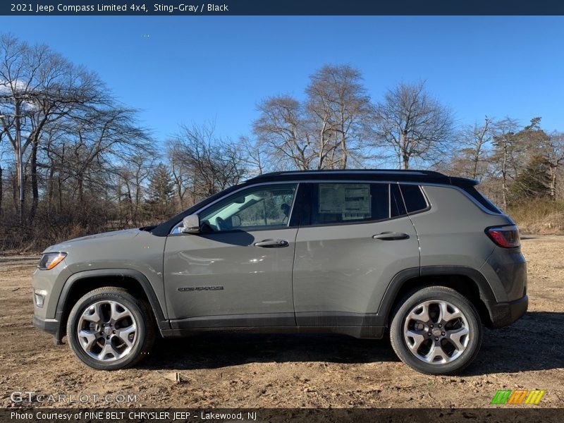 Sting-Gray / Black 2021 Jeep Compass Limited 4x4