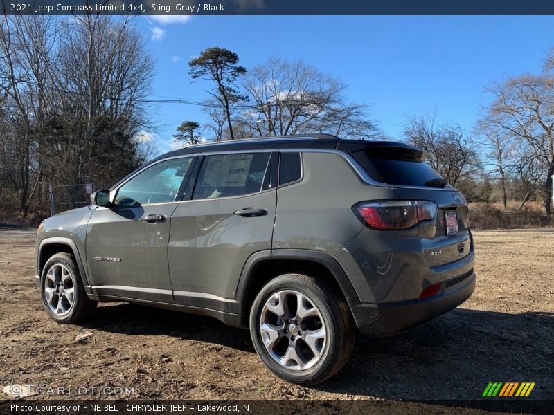 Sting-Gray / Black 2021 Jeep Compass Limited 4x4