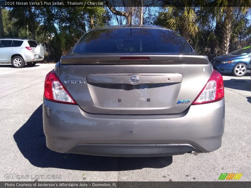 Titanium / Charcoal 2016 Nissan Versa S Plus Sedan