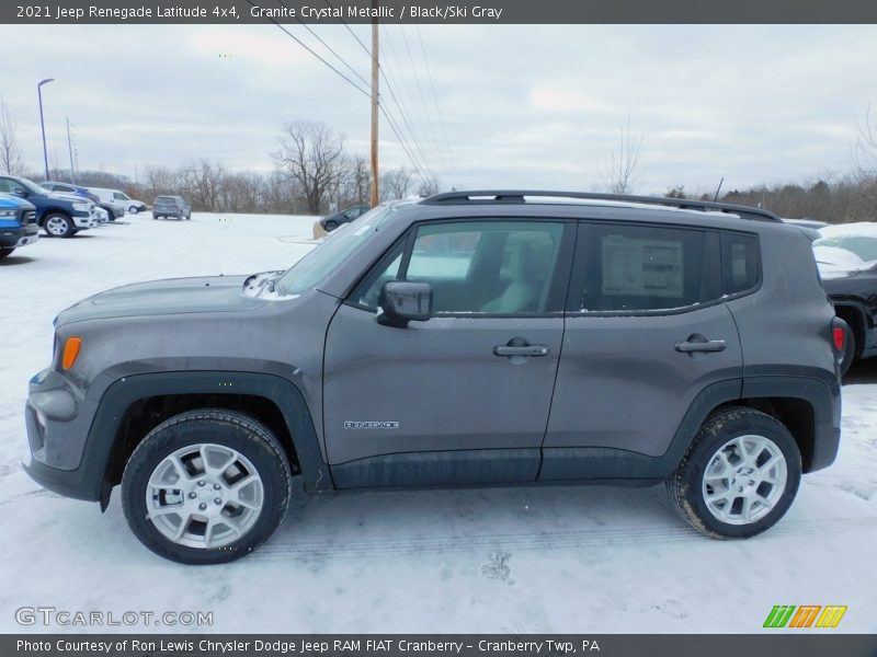 Granite Crystal Metallic / Black/Ski Gray 2021 Jeep Renegade Latitude 4x4