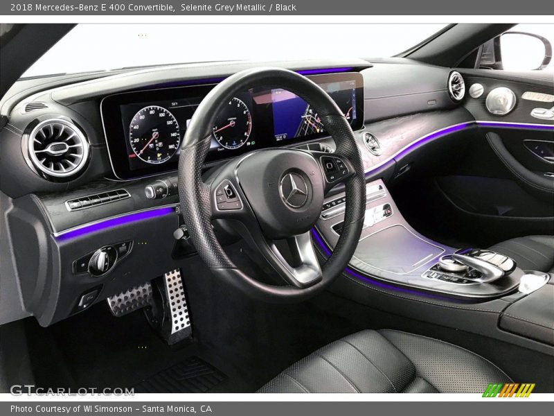 Selenite Grey Metallic / Black 2018 Mercedes-Benz E 400 Convertible