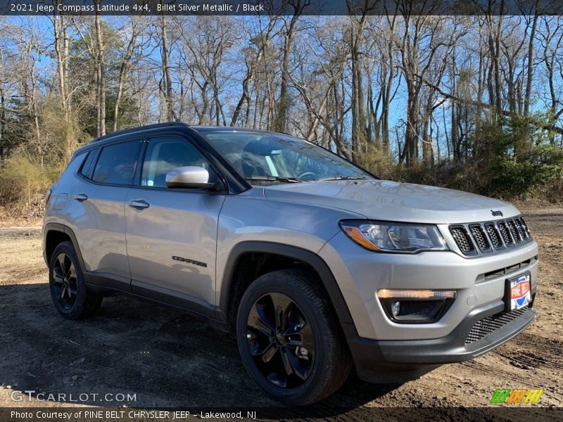 Billet Silver Metallic / Black 2021 Jeep Compass Latitude 4x4