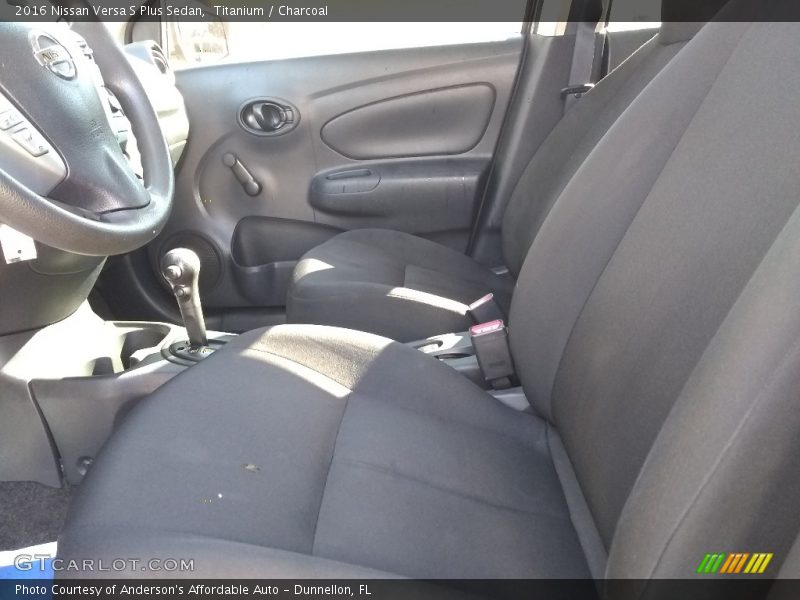 Titanium / Charcoal 2016 Nissan Versa S Plus Sedan